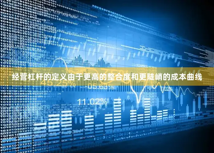 经营杠杆的定义由于更高的整合度和更陡峭的成本曲线