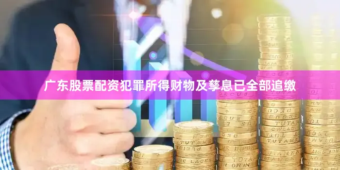 广东股票配资犯罪所得财物及孳息已全部追缴