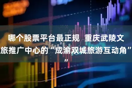 哪个股票平台最正规 重庆武陵文旅推广中心的“成渝双城旅游互动角”